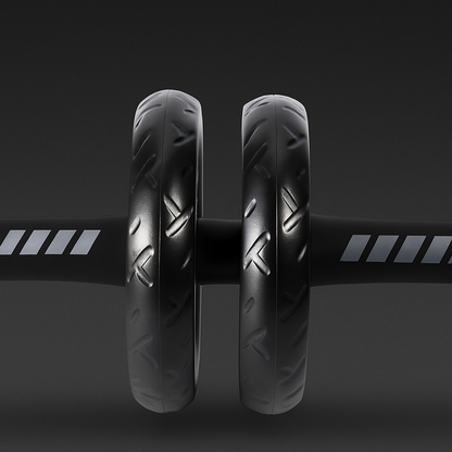 Bauchtrainer Doppelrad – Roller für Bauchmuskeltraining, stabil & kompakt für Zuhause